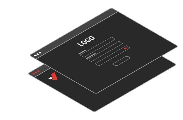 Customizable design with logo for a VoIP.ms reseller website